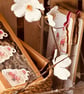 Wedding Decor Favours Wedding Cake Wooden Ornament Chic Vintage style set of 3 - Image 6
