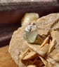 Raw Aquamarine Crystal and Sterling Silver Necklace - March Birthstone - Image 1