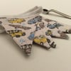 Rally Car Bunting, with Racing Minis and Morris Minors Flags, Classic Cars 