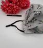 Face mask, large,  3 layer,  washable in grey unicorn  - Image 5