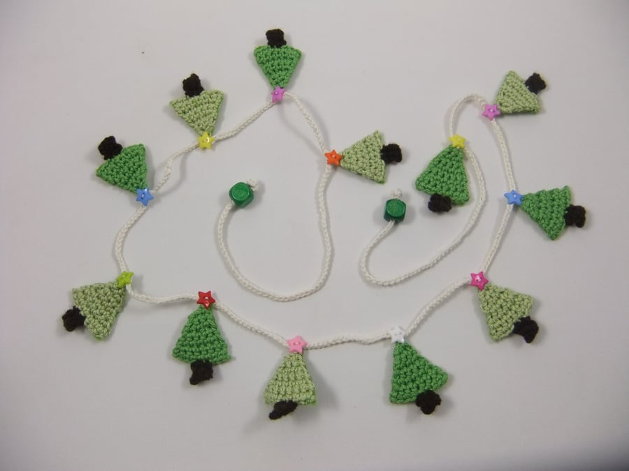 Mini Christmas Tree Garland