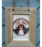 Small little deer print in driftwood frame - Image 1