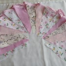 Vintage style floral bunting 