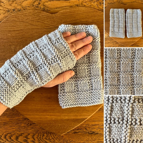 Luxury Wool Fingerless Mitt’s