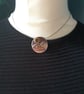 Sterling silver pendant - Brass sheep on the moors - Image 2
