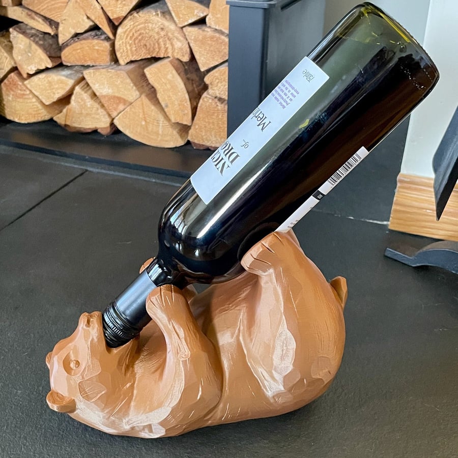 Bear Wine Bottle Holder