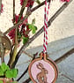 Hare Mini Embroidery Hoop Hanging Decoration  - Image 6