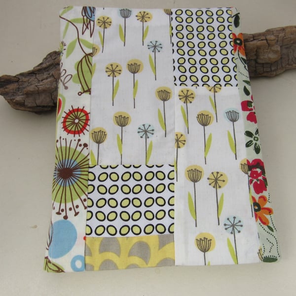 Retro Yellow Flower Patchwork A5 Journal