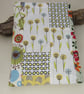 Retro Yellow Flower Patchwork A5 Journal - Image 1