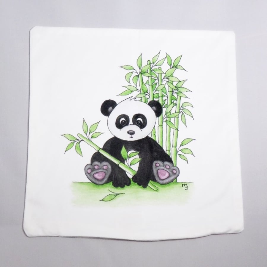 Panda Cushion Cover - Soft Cushion Cover - Panda Cushion