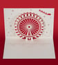 London Eye 3D pop-up Christmas card - Image 1