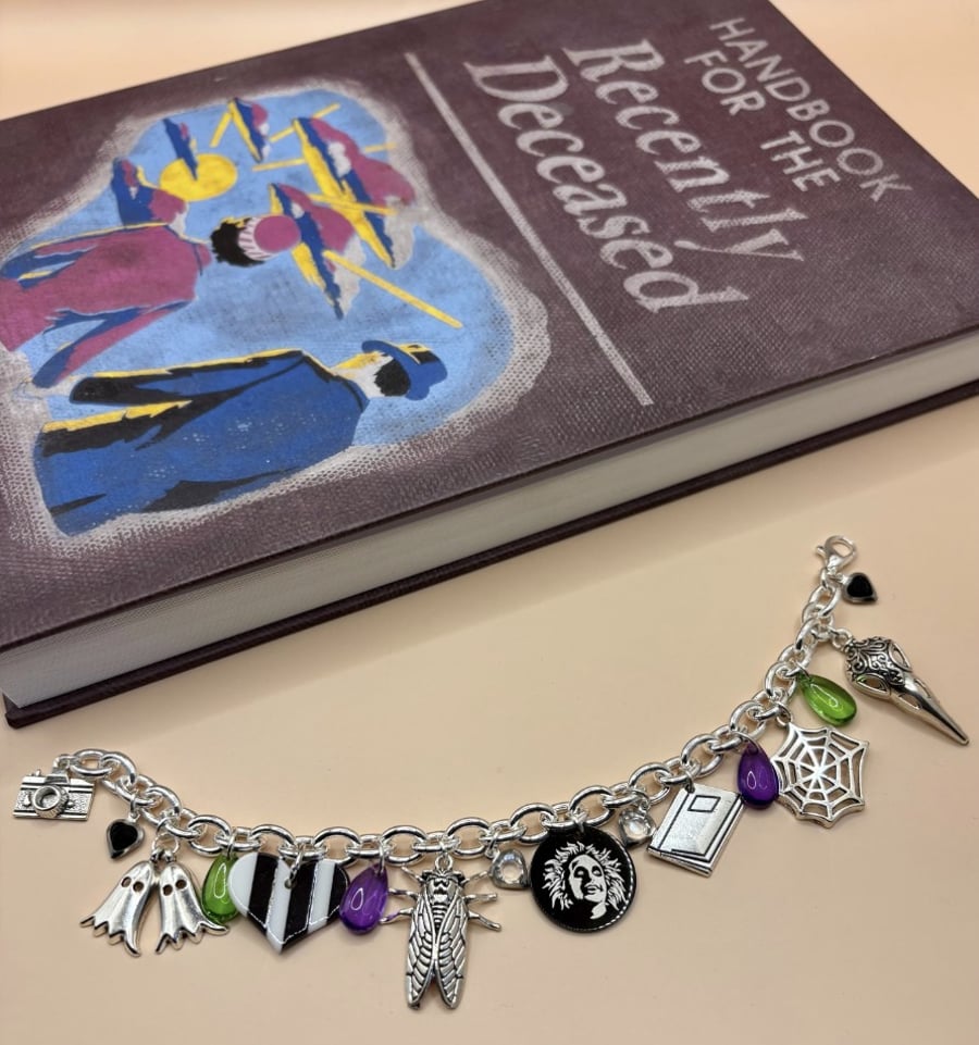 Beetlejuice Inspired Charm Bracelet