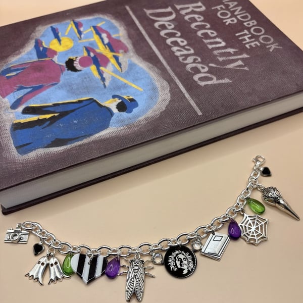 Beetlejuice Inspired Charm Bracelet