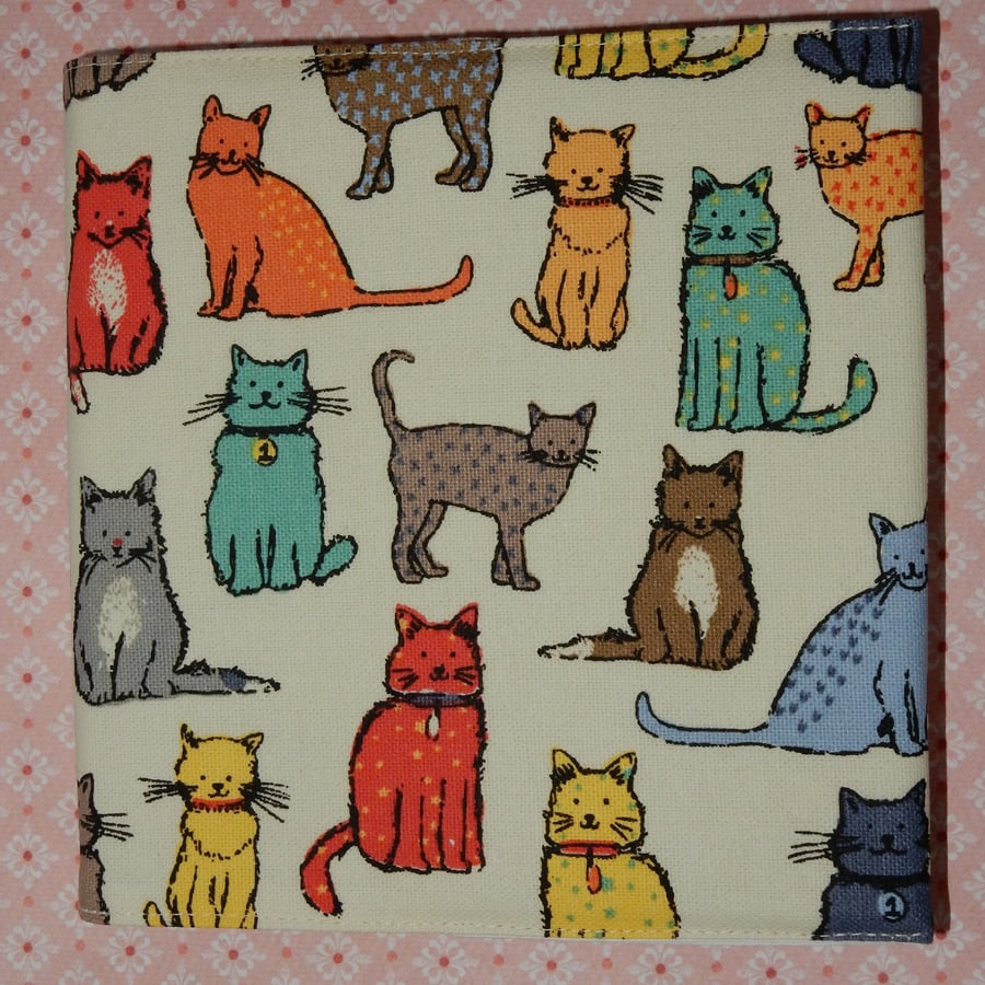 Sketch book Bright coloured cats