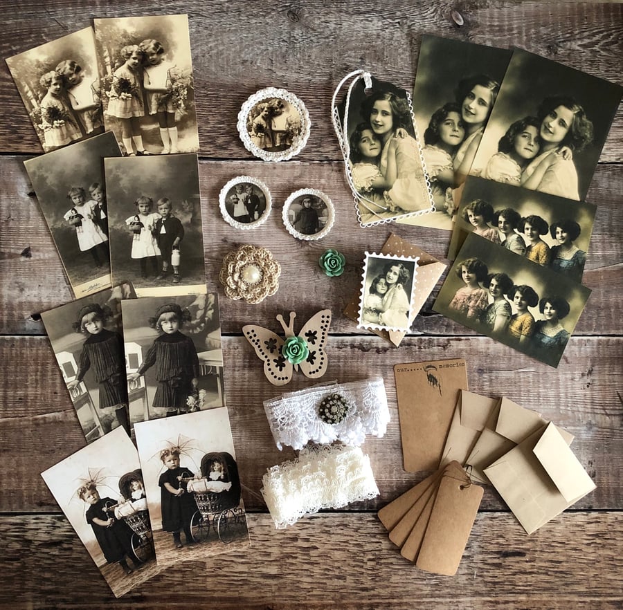 Vintage style inspiration kit