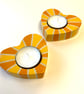 SUNNY CERAMIC HEART TEALIGHT CANDLE HOLDER - Image 2