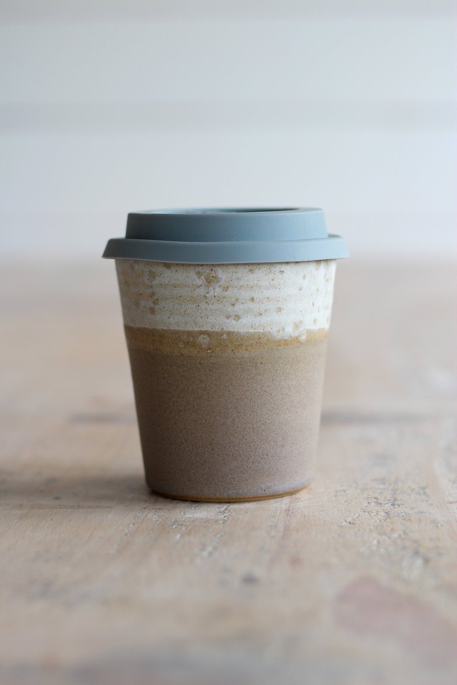 Ceramic Travel Mug - Pottery Keep Cup - Handmade Reusable Coffee Mug - Ready to 