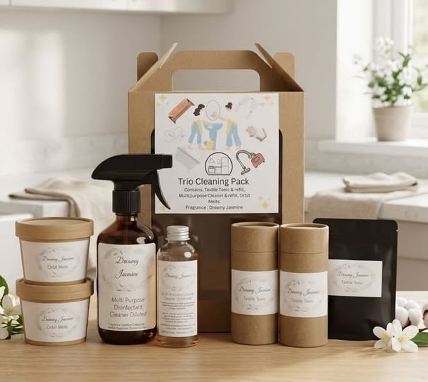 Trio Cleaning Pack, wax, carpet & cleaning