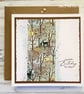 Birthday Card - Forest and Deer - handcrafted birthday card, layered design - Image 5