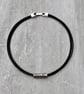 Women's Necklace, Leather Boho Choker Necklace - Image 4