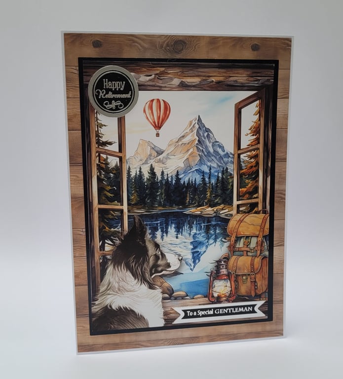 Happy Retirement - Handmade Greeting Card