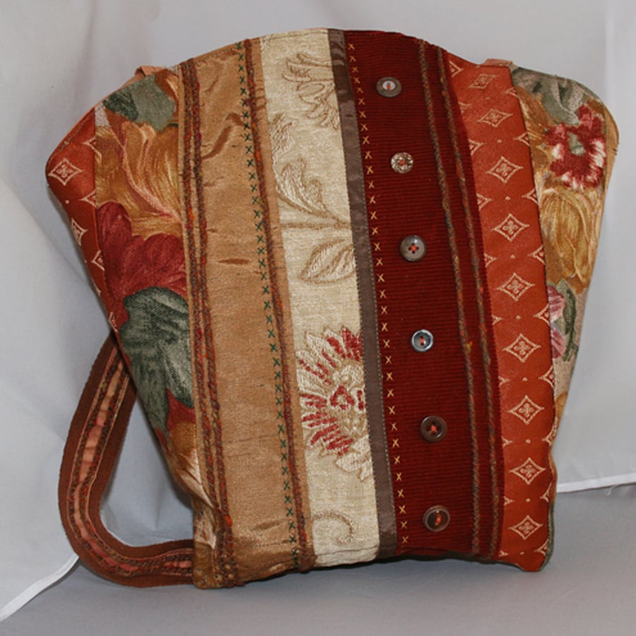 RESERVED FOR ALISON - Brown Patchwork Tote