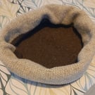 Crochet Merino Basket and Tote Bag
