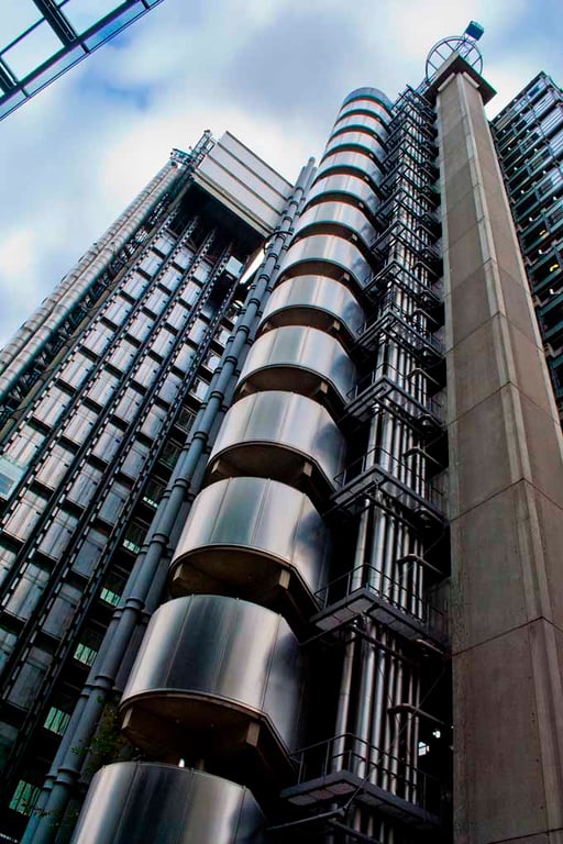 Lloyds of London building England UK 12"x18" Print