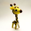 Gentle Giraffe - Wool Felt Sculpture