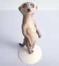 MEERKAT - polymer clay animal sculpture. - Image 3