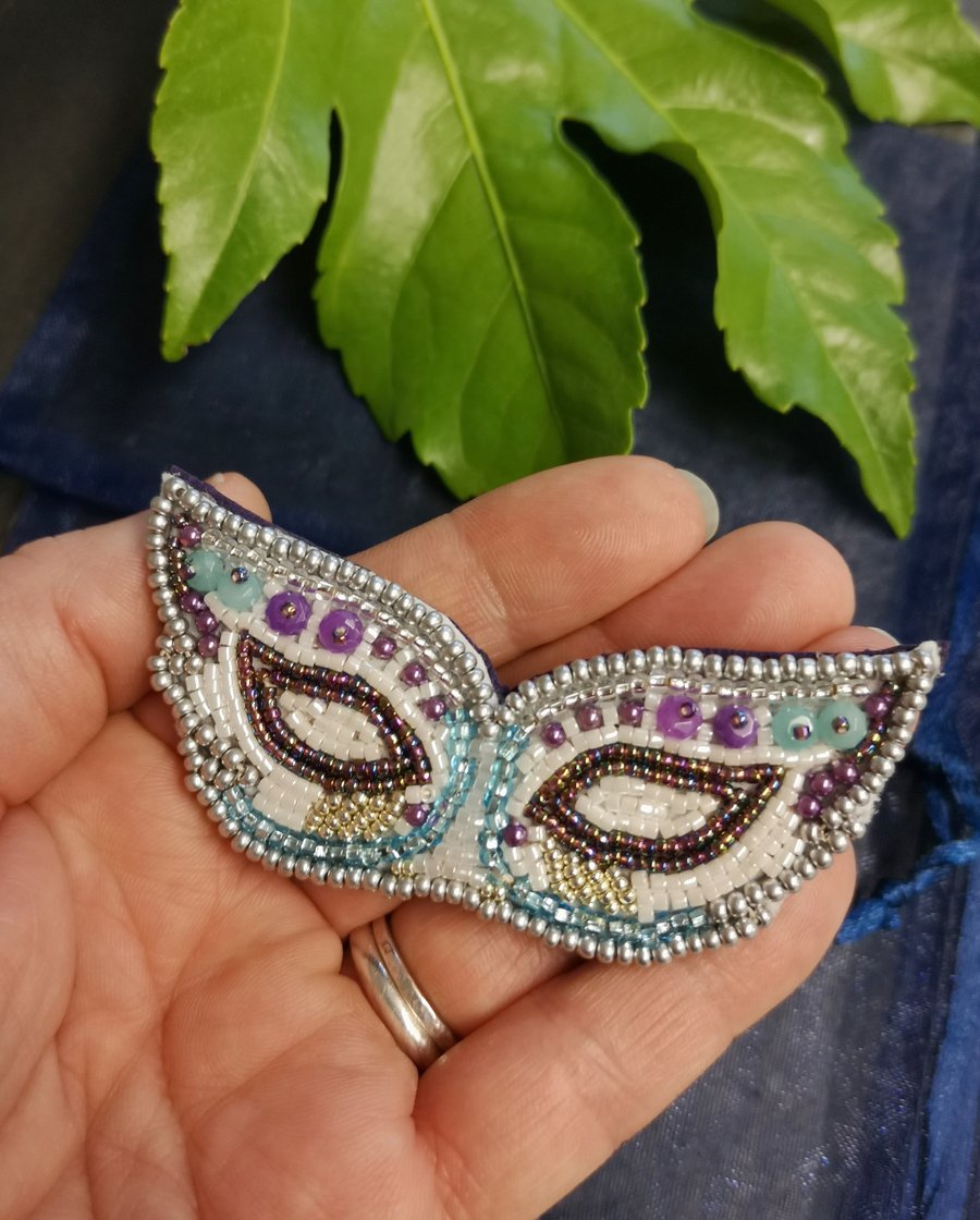 Venetian mask Brooch 