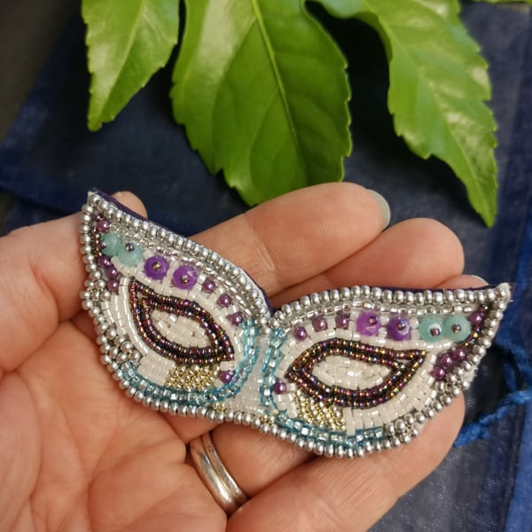 Venetian mask Brooch 