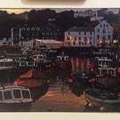 Perfectly Imperfect – Mevagissey 12x8 Wall Art Print - The harbour at Night