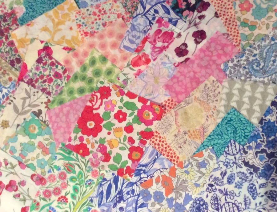 16 Liberty Tana Lawn Fabric 3" Charm Squares : MULTICOLOURS : Free UK Post