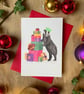Christmas Badger Christmas Card