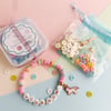 Personalised Unicorn Bracelet Mini Kit in a choice of six pastel colours 