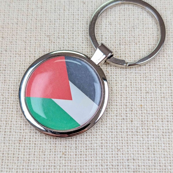Palestine Flag Keyring