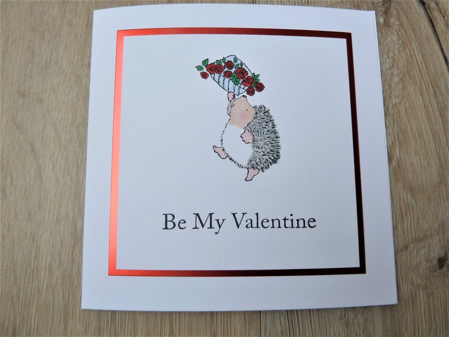 be my valentine card