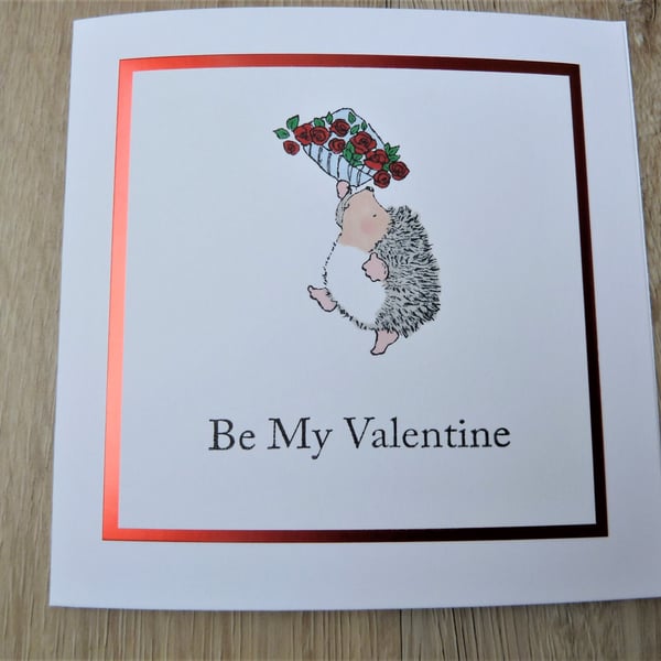 be my valentine card