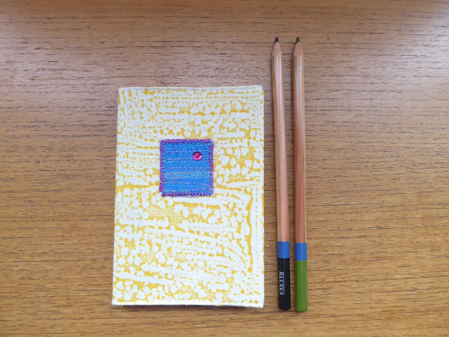 'SPARKLE' - Pocket size Notebook, with textile slip cover