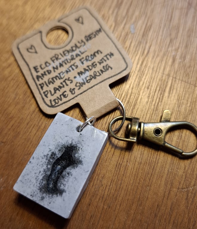 Handmade Eco Friendly Resin Keyring