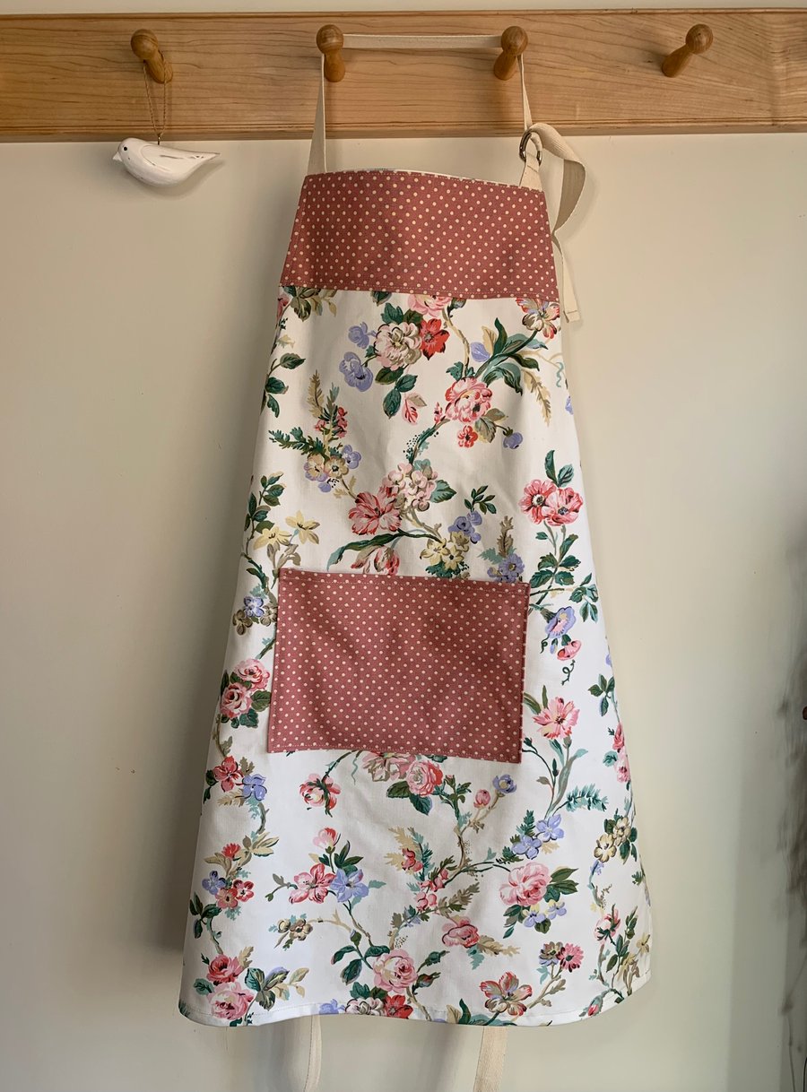 Laura Ashley cotton apron