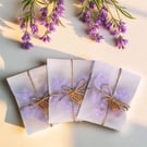 6 Assorted Flower Shaped Soy Wax Melts Hand Poured