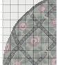120 - Cross Stitch Imperial Egg Golden Rose Trellis - Modern Easter Egg - Image 5