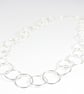 Handmade Silver Chainmail Style Link Necklace - Image 2