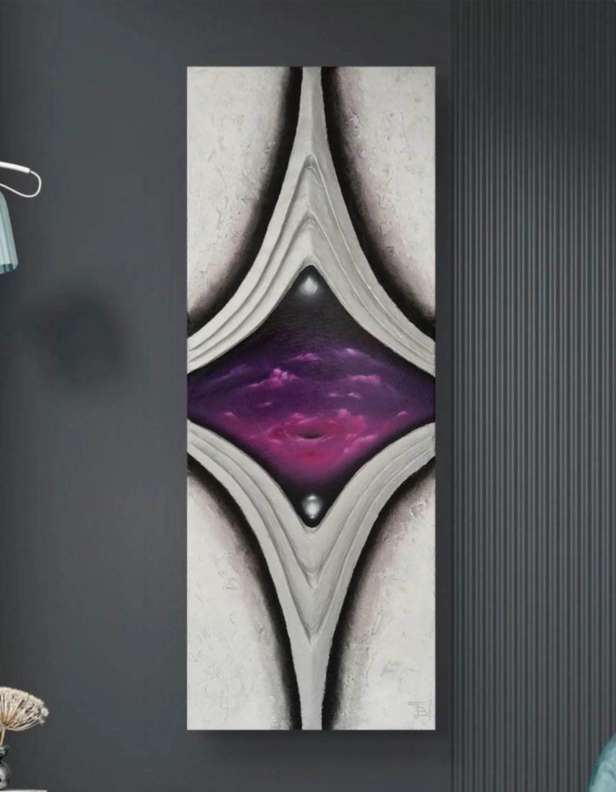 The Hole original painting handmade by CREATOM