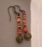Boho bronze earrings 