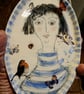 Figurative shallow dish-wall hanging  - Image 1