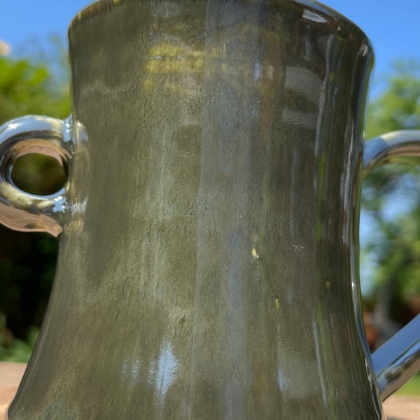 MadeWithMud DigniTEA Mug with flared base and side loop