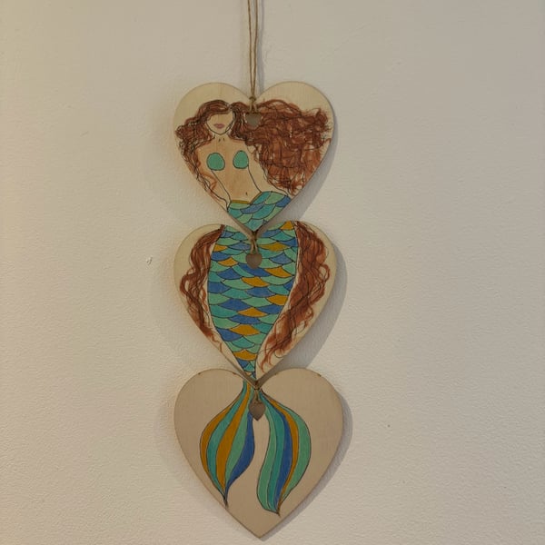 Original Watercolour Mermaid Picture 